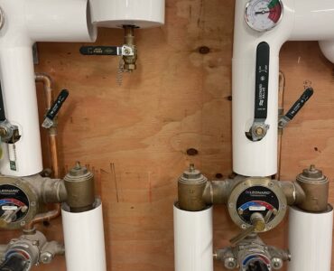 Mechanical piping valves and flow indicators